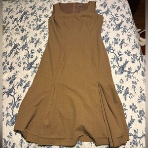 Ann Taylor Classic Brown A-Line Dress
